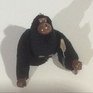 Kipling Monkey ANCA Mini Gorilla APE Animal Plush Black Keychain Bag Charm *WEAR
